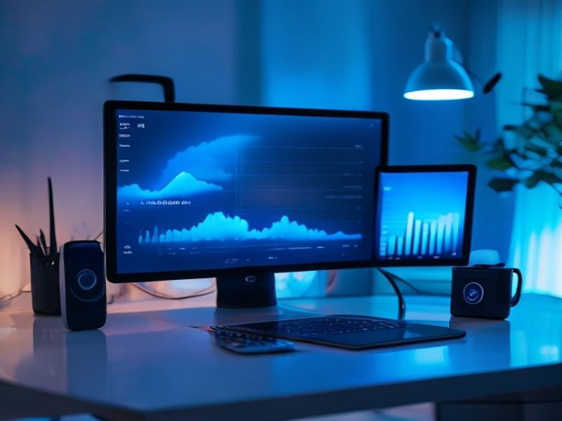 Smart air quality monitor with smartphone app