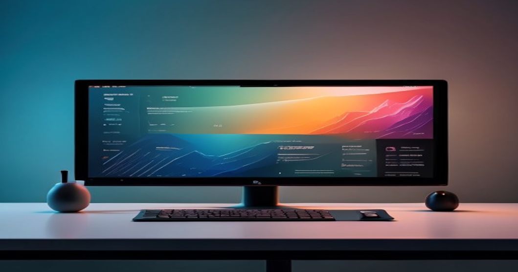 LG 34WN650-W monitor close-up