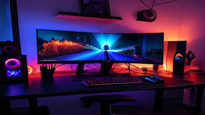 Ultrawide gaming monitor setup