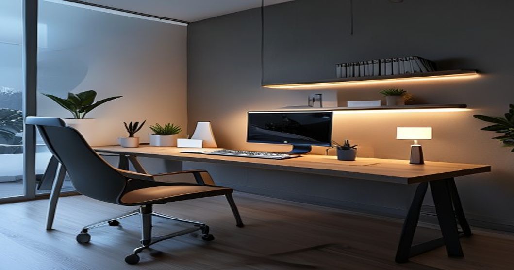Ergonomic keyboard setup