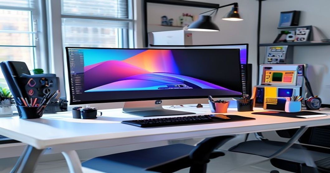 Ultrawide Monitor Workspace