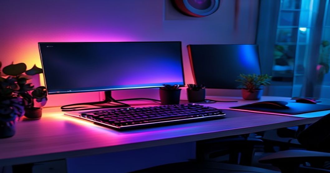 Wireless mechanical keyboard setup