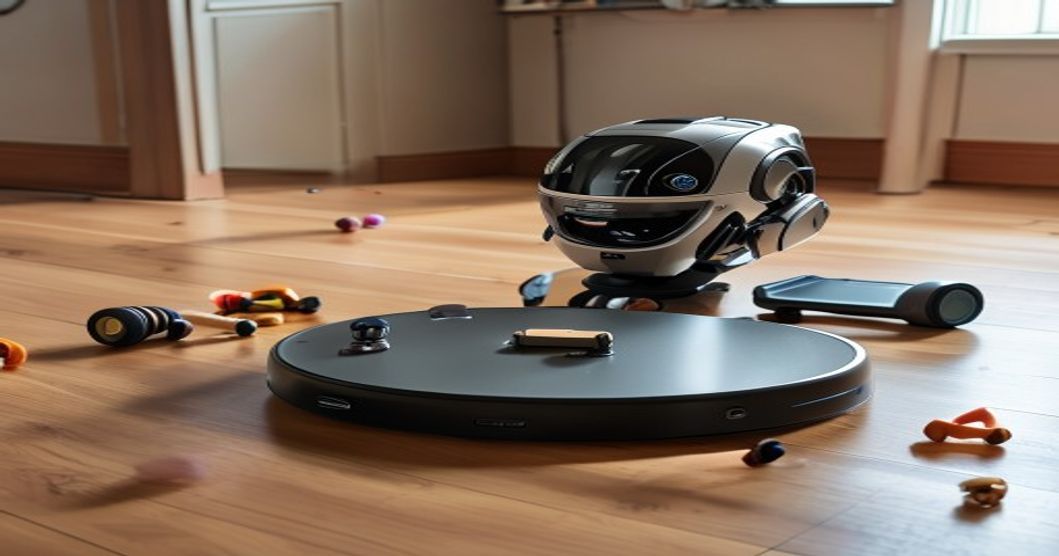 Robot vacuum cleaning pet hair