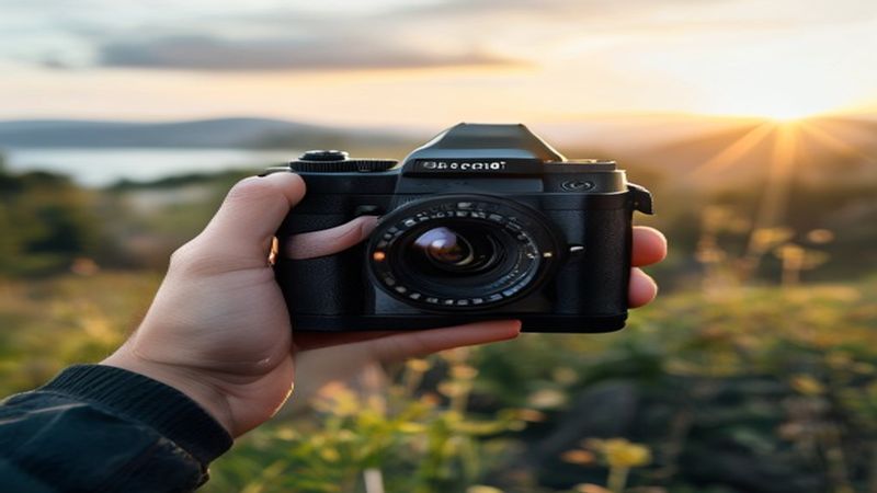 Canon PowerShot SX740 HS in a traveler's hand