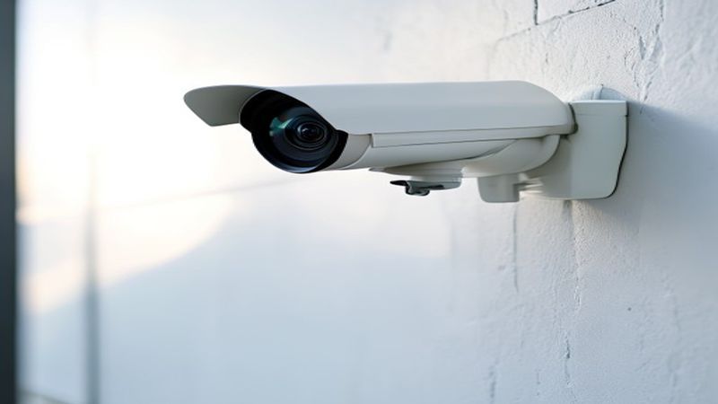 Smart home security camera setup